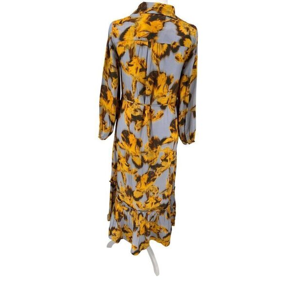 NWT J. Crew Amelia Shirtdress in Floral Drapey Viscose w/ Belted Waist Sz XXS - Picture 11 of 14